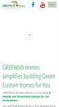 Mobile Screenshot of greenbilthomes.ca